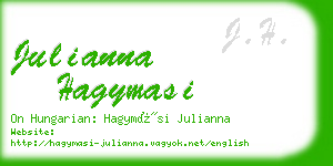 julianna hagymasi business card